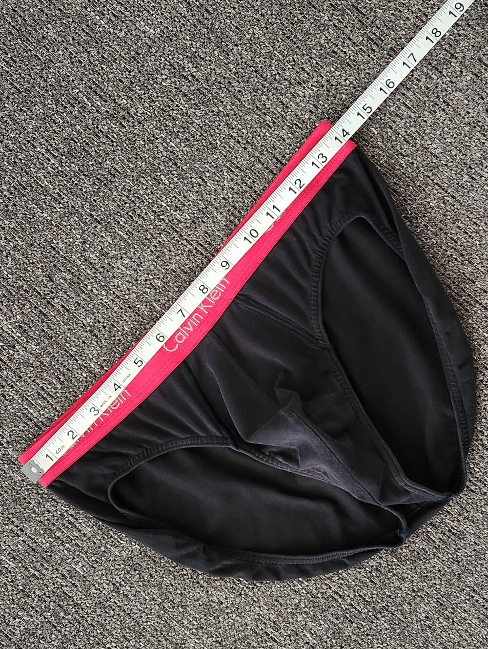 💋Calvin Klein Icon💋 - Black Brief w/Red Waistband - Picture 9 of 9